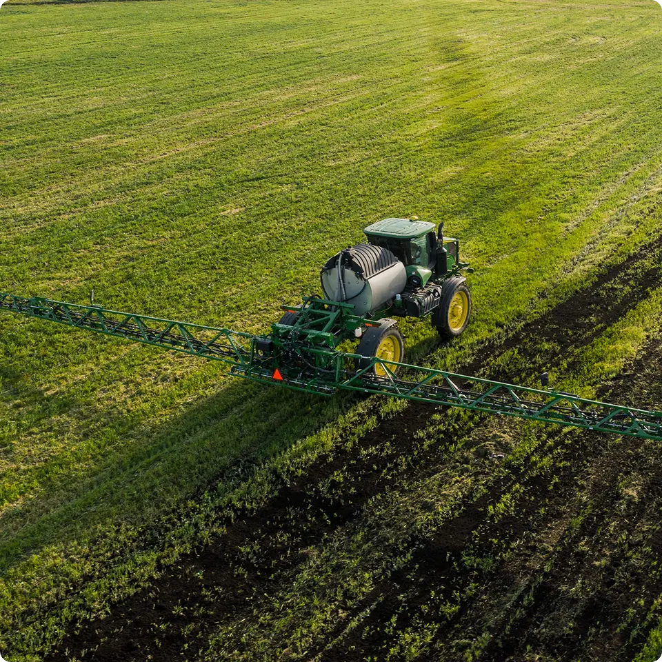 machine in a field